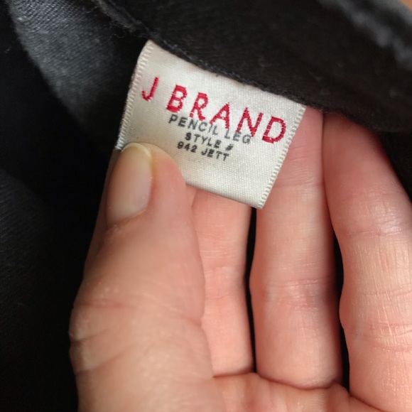 J Brand Black Skinny Pencil Leg Jeans 24 - Picture 4 of 4